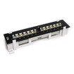 StarTech 1U 12 Port Wall Mount CAT5E 110 Patch Panel - PANEL4512