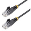 StarTech Slim UTP CAT6 Cable Supports 1GBPS AND 100W - N6PAT3BKS