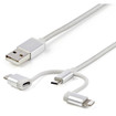 StarTech Micro USB USB Type-c & Lightning - Braided - LTCUB1MGR