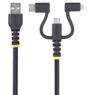StarTech 3.3FT (1M) Rugged USB Multi Charging Cable - RLTCUB1MBK