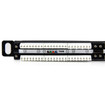 StarTech 24 Port 0.5U Rackmount CAT5E Patch Panel - PANELHU24