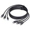 StarTech 6FT (1.8M) Dual-displayport AND USB - DDU1226-KVM-CABLE