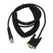 Datalogic CAB-434 RS-232 Power Cable 9-Pin Female Coiled