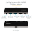 StarTech Usb-c Multiport Adapter (5GBPS) W/dp 1.4 - DKT30ICHPD