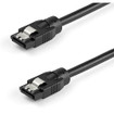 StarTech 0.3 M Round SATA Cable With Straight - SATRD30CM