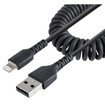 StarTech 50CM/20IN USB TO Lightning Cable Coiled - RUSB2ALT50CMBC