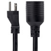StarTech 3FT (1M) Heavy Duty Extension Cord W/ IEC - PAC520PLR3