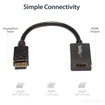 StarTech Displayport TO HDMI Adapter Converter - DP2HDMI2