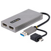 StarTech USB TO Dual HDMI Display Adapter Adds - 107B-USB-HDMI