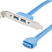 StarTech ADD 2 USB 3.0 A Female Ports TO THE Back - USB3SPLATE