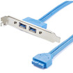 StarTech ADD 2 USB 3.0 A Female Ports TO THE Back - USB3SPLATE