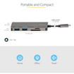 StarTech USB C Multiport Adapter - 4K Hdmi/pd/usb - DKT30CHSDPD