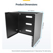 StarTech 10U Wall Mount Rack 19IN Wall - RACK-10U-14-BRACKET