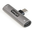 StarTech USB C Audio AND Charge Adapter W/ Usb-c - CDP2CAPDM