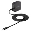 StarTech 60 Watt PD Universal Usb-c Laptop AC Wall - WCH1CBK