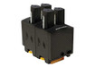 Datalogic MC-P096-M4 multi-battery charger detail showing four charging slots