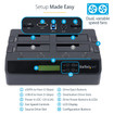 StarTech USB 3 Esata SATA 1:3 HDD Duplicator Dock - SATDOCK4U3RE