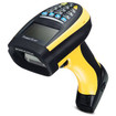 PM9100-910RBK10 Datalogic 1D barcode scanner side angle with cable connector