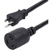 StarTech 1FT (0.3M) Heavy Duty Extension Cord W/ - PAC520PLR1