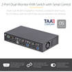 StarTech 2-PORT Dual-monitor Displayport - P2DD46A22-KVM-SWITCH