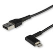 StarTech 2M (3 Ft.) Angled Lightning TO USB - RUSBLTMM2MBR