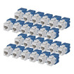 StarTech 24-PACK OF CAT6 RJ45 UTP Keystone - C6KEYTL180WH24PK