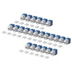 StarTech 24-PACK OF CAT6 RJ45 UTP Keystone - C6KEYTL180WH24PK