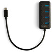 StarTech Bus-powered 4 Port HUB With Individual Port - HB30C4AIB