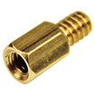 StarTech 6-32 Brass Motherboard Standoffs - 15 PK - STANDOFF632