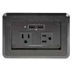 StarTech Dual Conference Table Power Outlet BOX - KITBZPOWNA