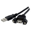 StarTech ADD AN External Panel Mount USB - USBPNLAFAM3