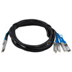 StarTech - 100% MSA Uncoded Compatible 3M Direct - QSFP4SFPPC3M