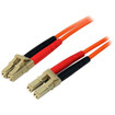 StarTech 5M Fiber Optic Cable - Multimode Duplex - 50FIBLCLC5