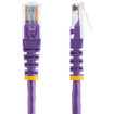 StarTech 6FT Purple Molded CAT5E UTP Patch Cable - M45PATCH6PL