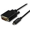 StarTech Black 10FT USB Type C DP ALT Mode HBR2 - CDP2DVI3MBNL