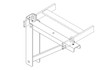 Chatsworth Triangular Support Bracket; Black - 11746-718