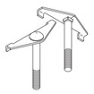 Chatsworth Auxiliary Frame Channel Spanner Bolt; 1 - 10702-002