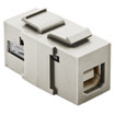 Hubbell AV Connector USB A to B Office White - SFUSBABOW
