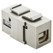 Hubbell AV Connector USB A to B Office White - SFUSBABOW