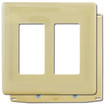 Hubbell NPS262I 2-Gang Decorator Wallplate
