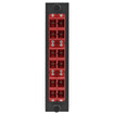 Hubbell FSPNSCDS6R 12-Fiber SC Adapter - Red