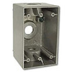 Hi-Impact Weatherproof Device Box 0.5in. Knockout NEMA 3R Gray