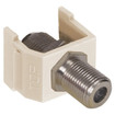 Hubbell NetSelect F-Connector Nickel F/F Coupler Light Almond - NSF70LA