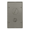 Hubbell 2/4G Furniture Feed Cover Nickel - 24GTFFCVRNK