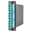 Hubbell Fiber Cassette HD-H4 LC-MT OM4 24F Aqua - OCLCQG4H4