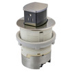 Hubbell RCT201NI Flush Receptacle - Nickel