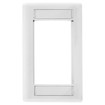 Hubbell iStation Modular Plate Frame Single Gang White - IMF1W