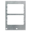 Hubbell Mounting Plate 10-Gang Series Double 6-Unit - FB10MP2B