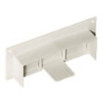 Hubbell Super BaseTrak (PS3) Surface Panel Connector Office White