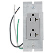 Hubbell PWFBMPDR20GRY 2/4/6-Gang Floor Box Plate